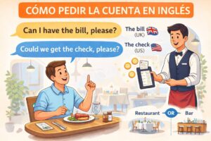 Maneras de pedir la cuenta en inglés
