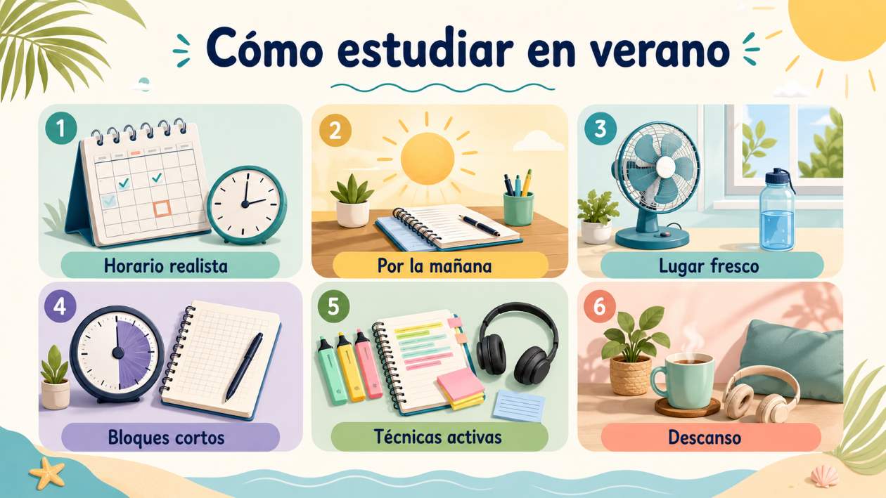 Plan de estudio de verano